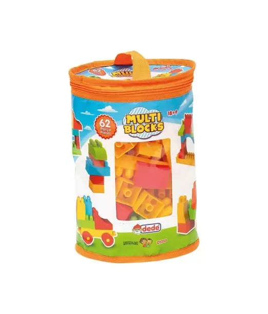 Dede Sac Leggo Multi Blocks 62 Pièces - Jeu de Construction 18mois+