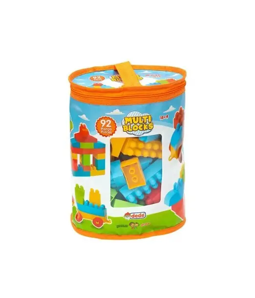 Dede Sac Leggo Multi Blocks 92 Pièces - Jeu de Construction 18mois+ au Maroc - Baby And Mom