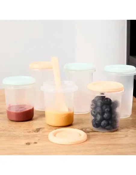 copy of Miniland Set 4 Pots de Conservation 250 ml Multicolore in Milk storage at Baby And Mom Morocco