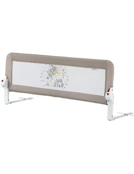 حاجز سرير قابل للطي بزاوية 180 درجة، 120 x 48,50 cm، رمادي صوفي