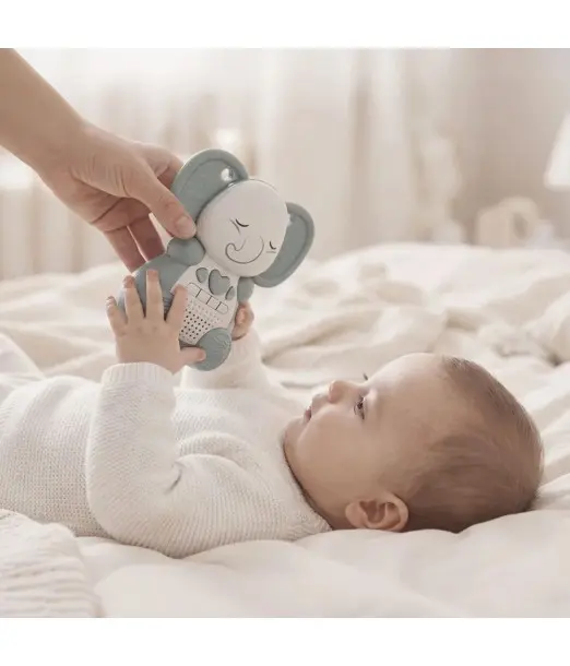 Winfun Veilleuse Portable Éléphant pour Bébé 0mois+ 2