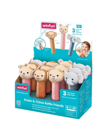 Winfun Doudou Bâton - Nouvelles Couleurs 0m+ dans Hochet chez Baby And Mom Maroc