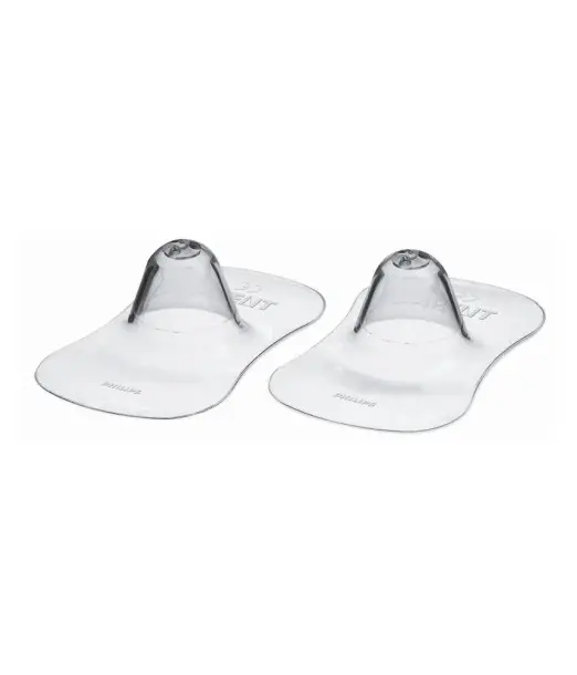 Philips Avent Bouts de Sein en Silicone – Protection des Mamelons pendant l’Allaitement M (21mm)
