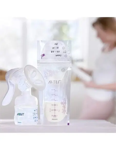 Avent أكياس حفظ حليب الأم 25 وحدة dans حفظ الحليب chez Baby And Mom Maroc