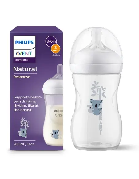 Philips Avent Biberon Natural 3 - 6mois 260ml - Koala dans Biberon & Accessoires chez Baby And Mom Maroc