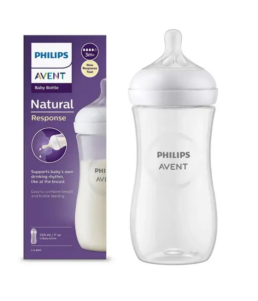 زجاجة الرضاعة Natural Response 330 ml Avent تدفق 3 من 3 أشهر