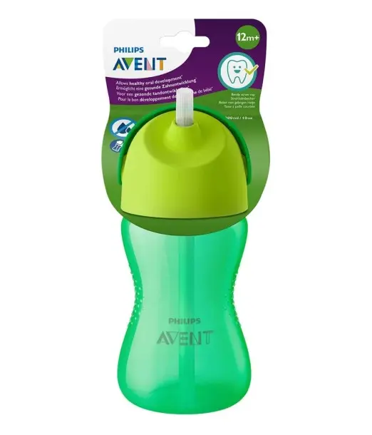 Philips Avent Tasse à Paille 300ml 12m+ Vert 2