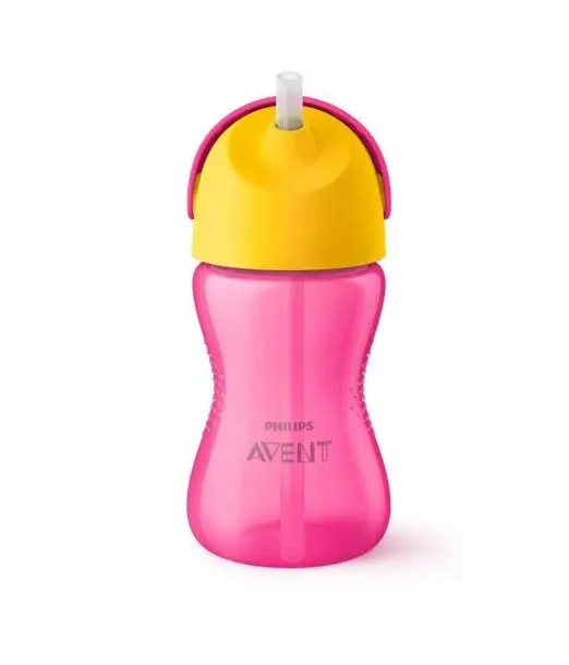 كوب مع قشّة Philips Avent سعة 300 ml من 12 أشهر، وردي 2