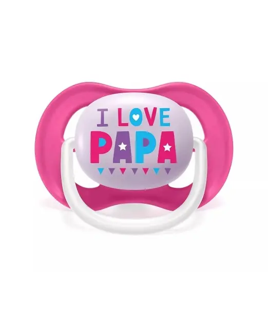 Sucette Avent Natural Ultra Air Happy 6-18mois Papa/Ballon 2
