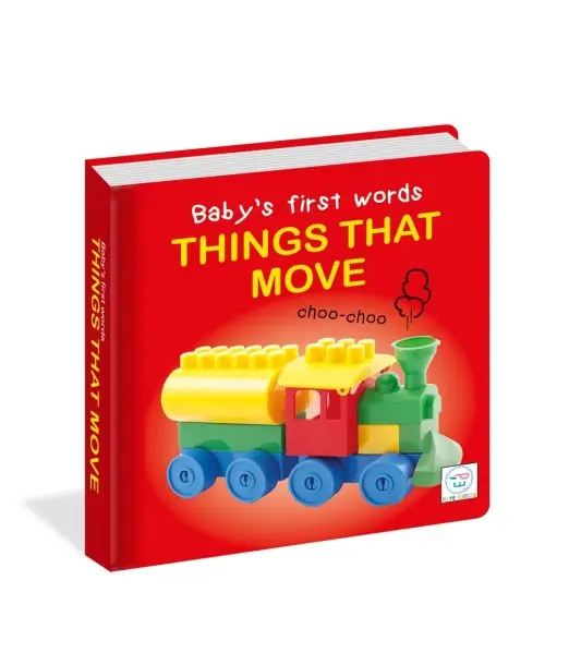 Baby’s First Words – Things That Move | Imagier bébé pour découvrir les moyens de transport en anglais au Maroc - Baby