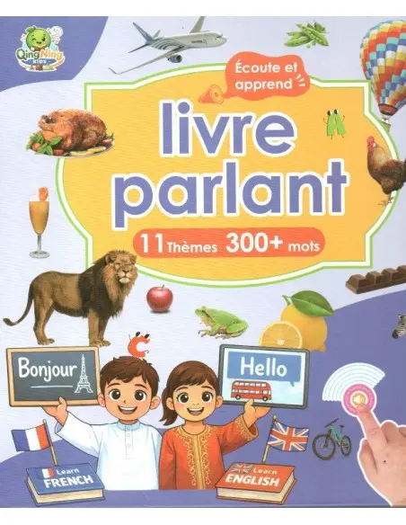 Livre Parlant Interactif Français – Anglais | Livre Éducatif