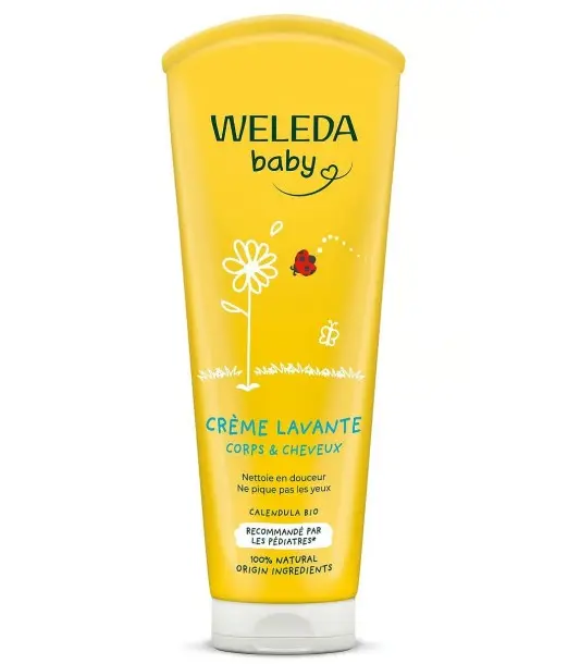 Weleda calendula cleansing cream for body and hair 200 ml