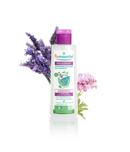 Anti-Poux Shampooing Quotidien Pouxdoux certifié Bio Puressentiel au Maroc - Baby And Mom