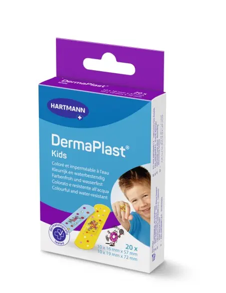 لصقات طبية للأطفال DermaPlast®، عبوة من 20 وحدة