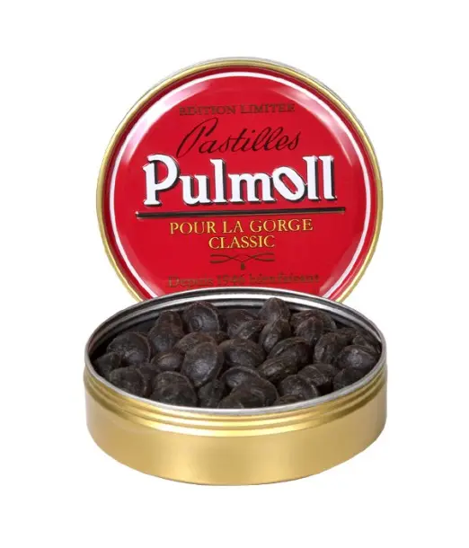 Pulmoll Rouge Classic – Pastilles pour la Gorge au Miel, Réglisse et Menthol 75g. 2