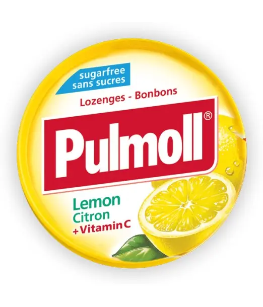 Pulmoll Citron – Pastilles Sans Sucres à la Vitamine C 75 g. au Maroc - Baby And Mom
