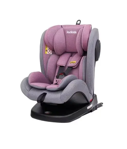 Jovikids Siège auto Rotatif Isofix à 360° Angela 40-150cm Rose