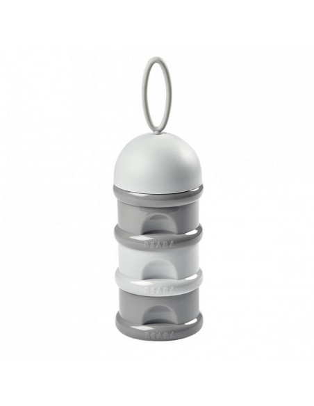 Boîte doseuse de lait empilable Gris Béaba