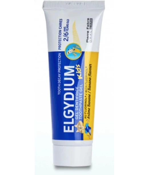 Elgydium Kids 2-6 years banana flavour toothpaste
