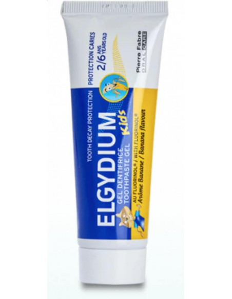 Dentifrice Elgydium Kids 2-6 ans Goût Banane