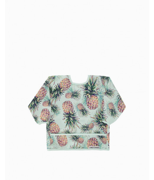 Bavoir à manches longues Twistshake - Ananas