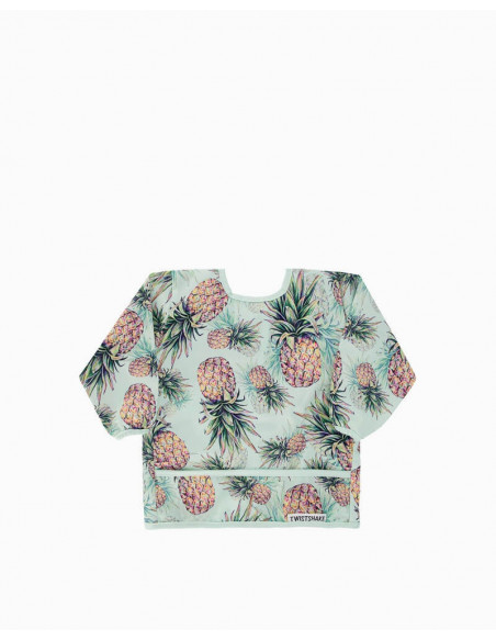 Bavoir à manches longues Twistshake - Ananas