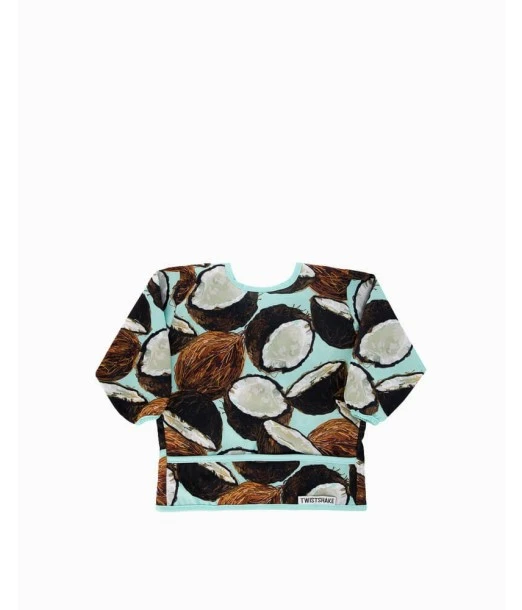 Twistshake long-sleeved bib 6m+ Coconut
