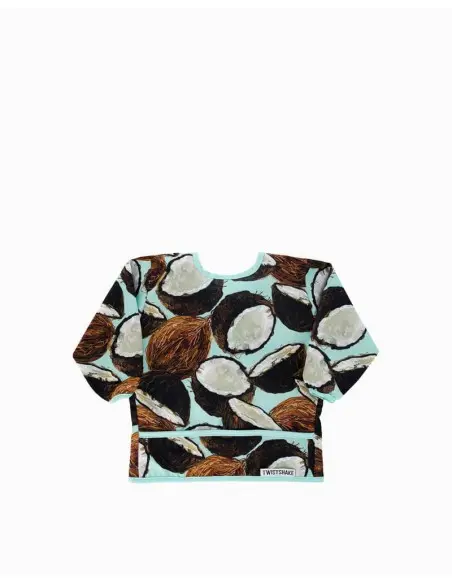 Twistshake long-sleeved bib 6m+ Coconut