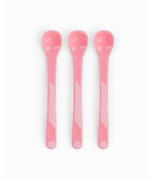 3 Cuillères Twistshake - Rose