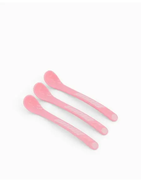 3 Cuillères Twistshake - Rose