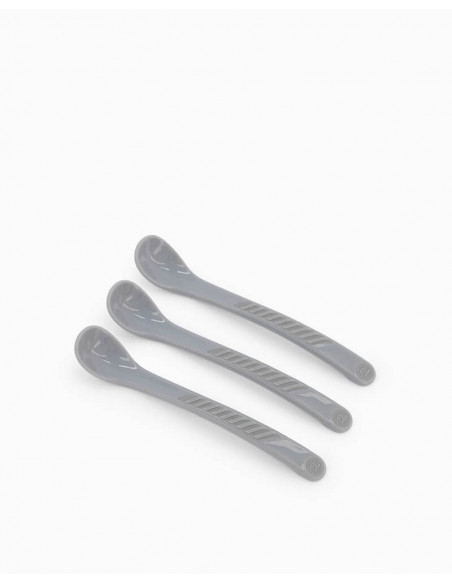 3 Cuillères Twistshake - Gris