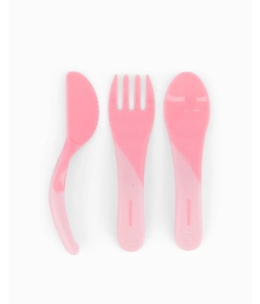 Twistshake training cutlery - Pink