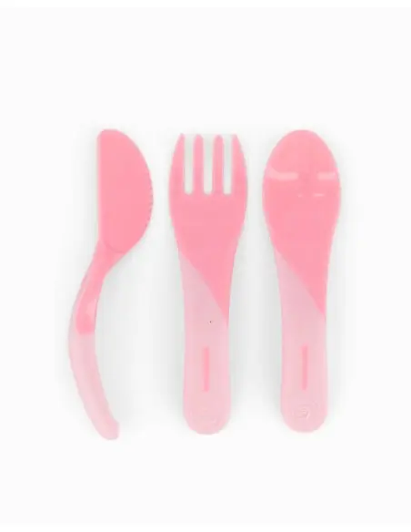 Twistshake training cutlery - Pink