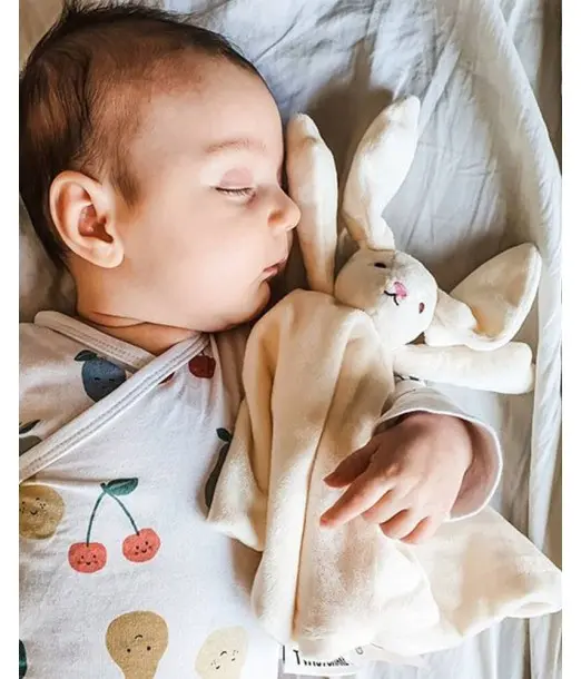 Couverture Doudou Twistshake - Lapin 2