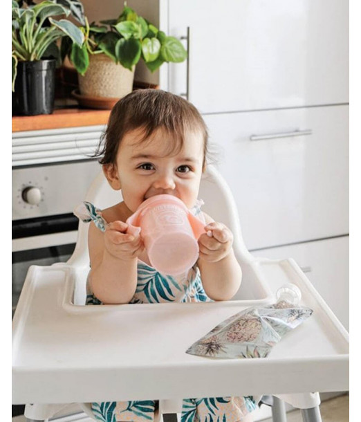 Tasse à Bec Anti-fuites 230ml Twistshake Rose 2