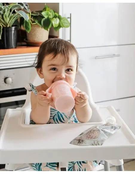 Twistshake anti-leak spout cup 230 ml 4m+ pink — photo 2