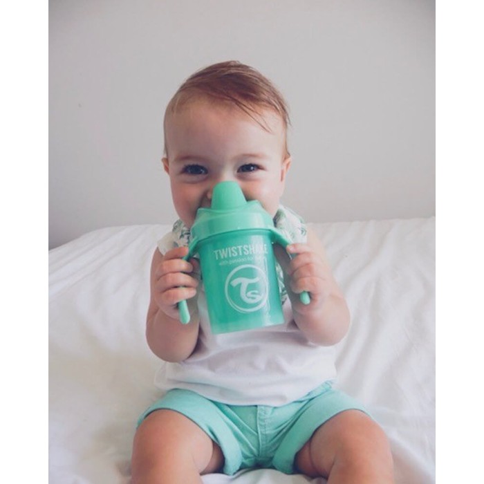 Tasse à Bec Anti-fuites 230ml Twistshake Vert