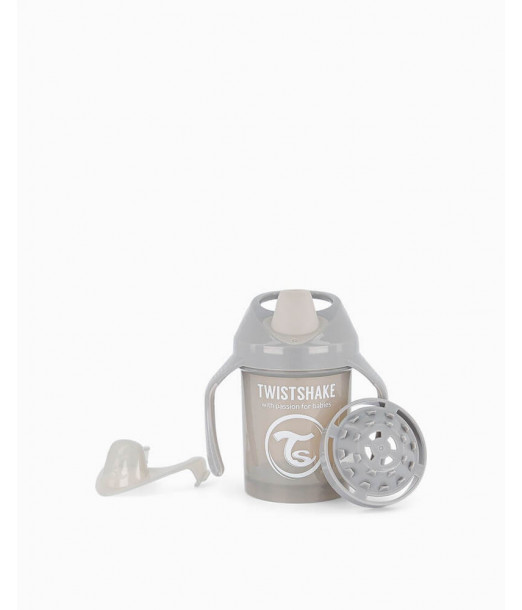 Tasse à Bec Anti-fuites 230ml Twistshake Gris 2