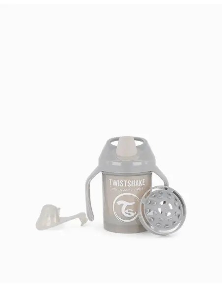 Tasse à Bec Anti-fuites 230ml Twistshake Gris