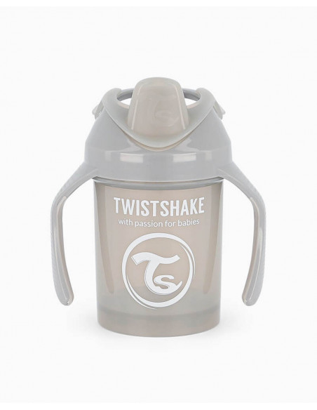 Tasse à Bec Anti-fuites 230ml Twistshake Gris