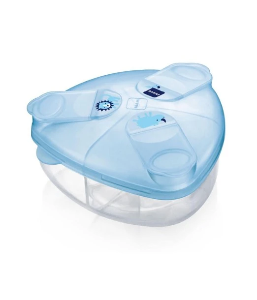 MAM milk powder dispenser — blue