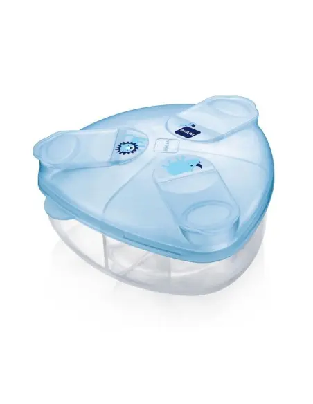 MAM milk powder dispenser — blue