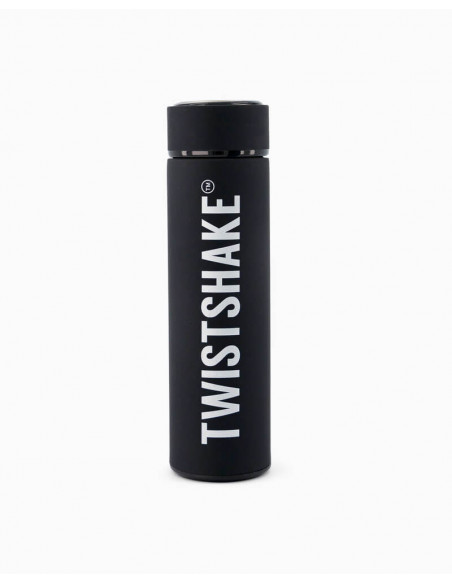 Bouteille Isotherme 420ml Twistshake Noir