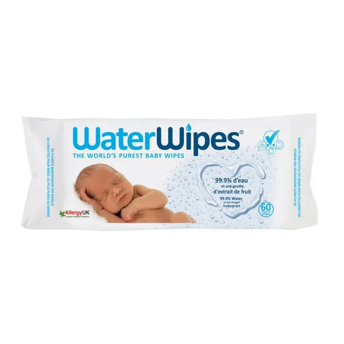 Lingettes WaterWipes Classiques x60