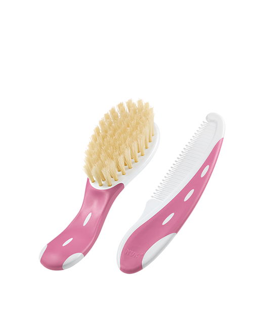 Brosse et Peigne Nuk Rose