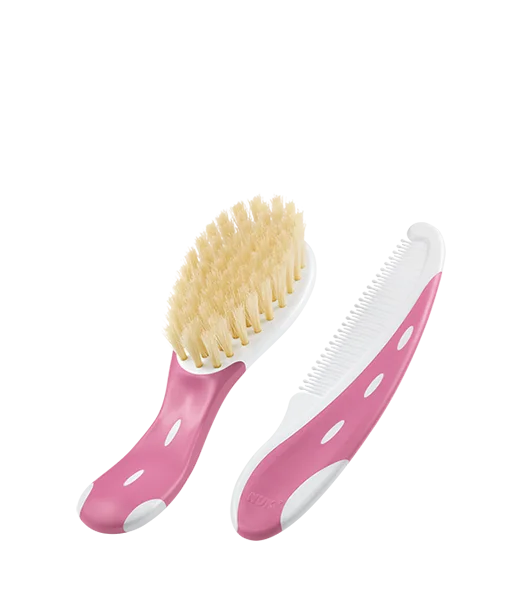 Brosse et Peigne Nuk Rose