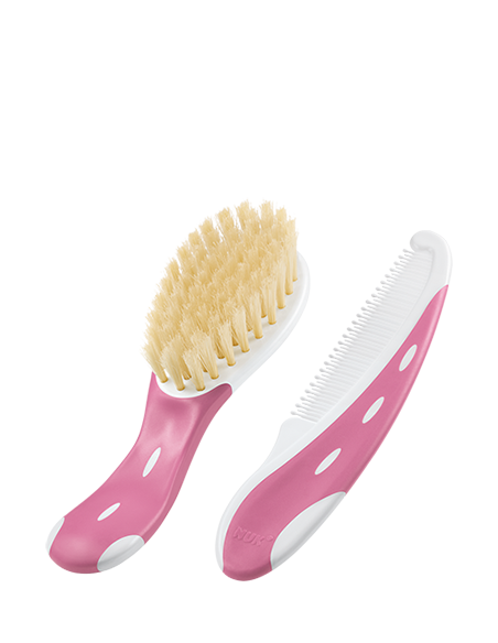 Brosse et Peigne Nuk Rose