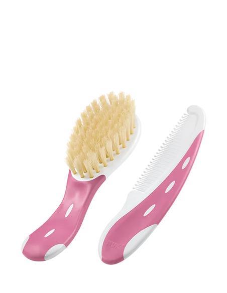 Brosse et Peigne Nuk Rose