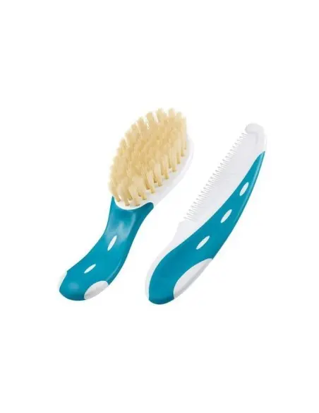 Nuk brush and comb for baby from 0 months Blue