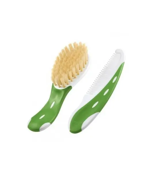 Brosse et Peigne Nuk Vert
